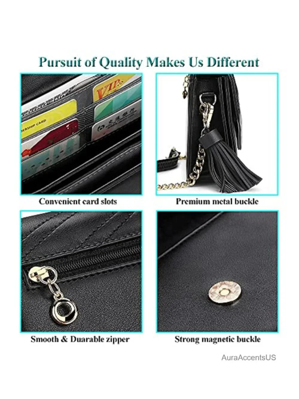 Small Crossbody Bag for Women Vegan Leather Evening Clutch Purses Party Prom